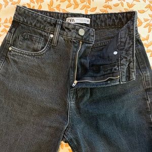 Zara High Rise Straight Jean